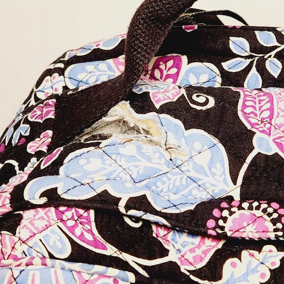 Vera Bradley Alpine Floral Campus Backpack Retired Embroidered Book Bag READ main image 11
